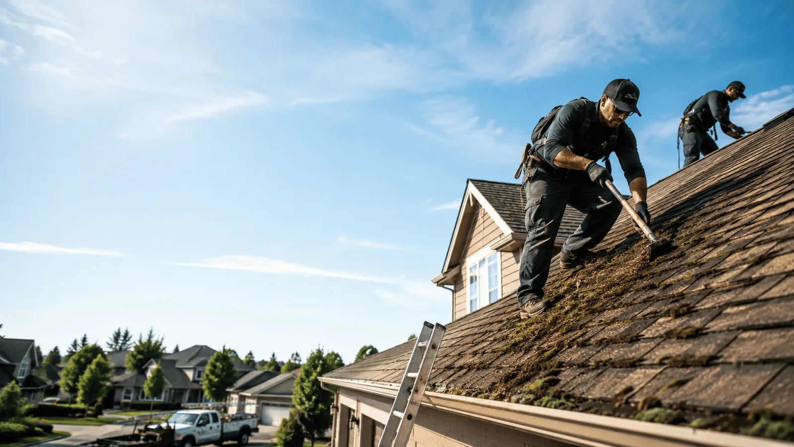 Roof Moss Removal in Hines, MN near me